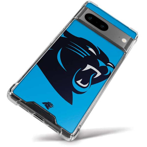 NFL Carolina Panthers Large Logo Google Pixel 8a Clear Case